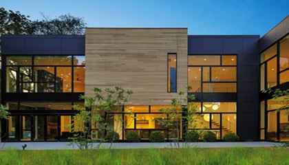 Contemporary Wooded Oasis